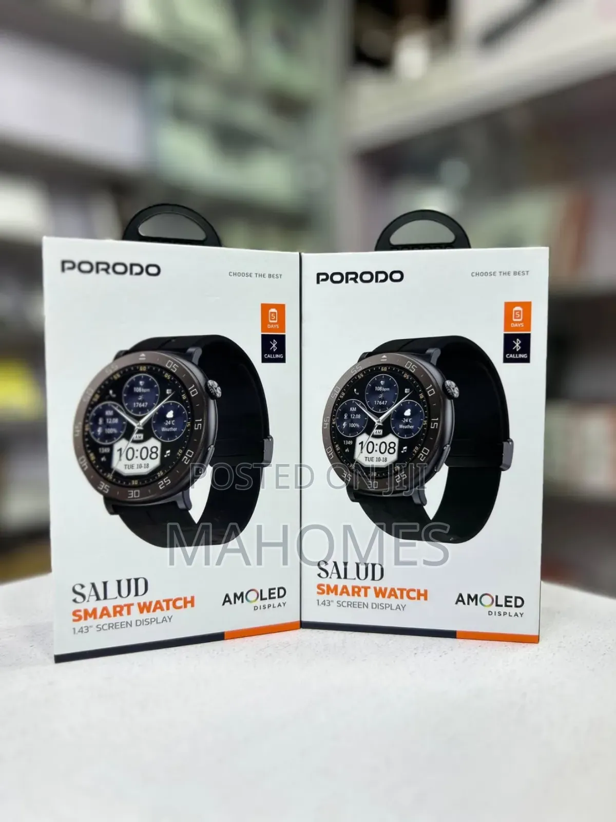 Porodo Salud Smart Watch Amoled Display