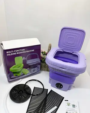 Multi-function Folding Washing Machine Mini Purple Portable