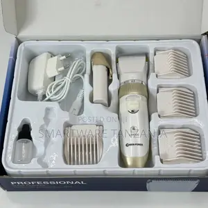Mrm-power Professional Baby Hair Clipper 4 Combs Gold Rechargeable