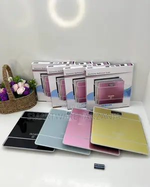 Iscale Electronic Bathroom Scale Glass 4 Colors 180kg