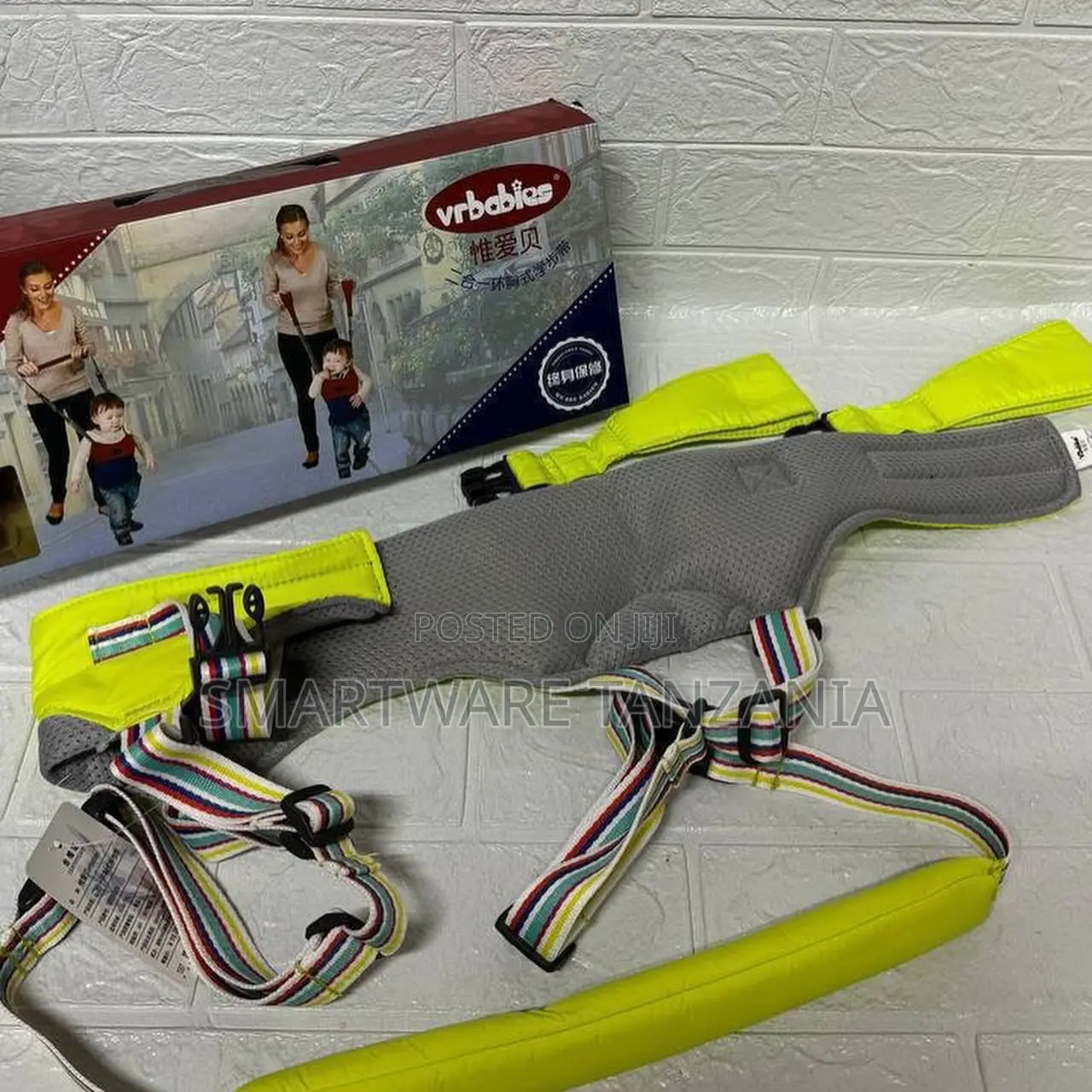 Vrbabies Baby Walking Belt Harness Assistant Toddler Strap