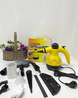 Handheld Steam Cleaner Multi Attachment Kit Yellow Black