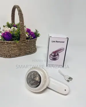 Electric Lint Remover Rechargeable Fabric Shaver Usb White
