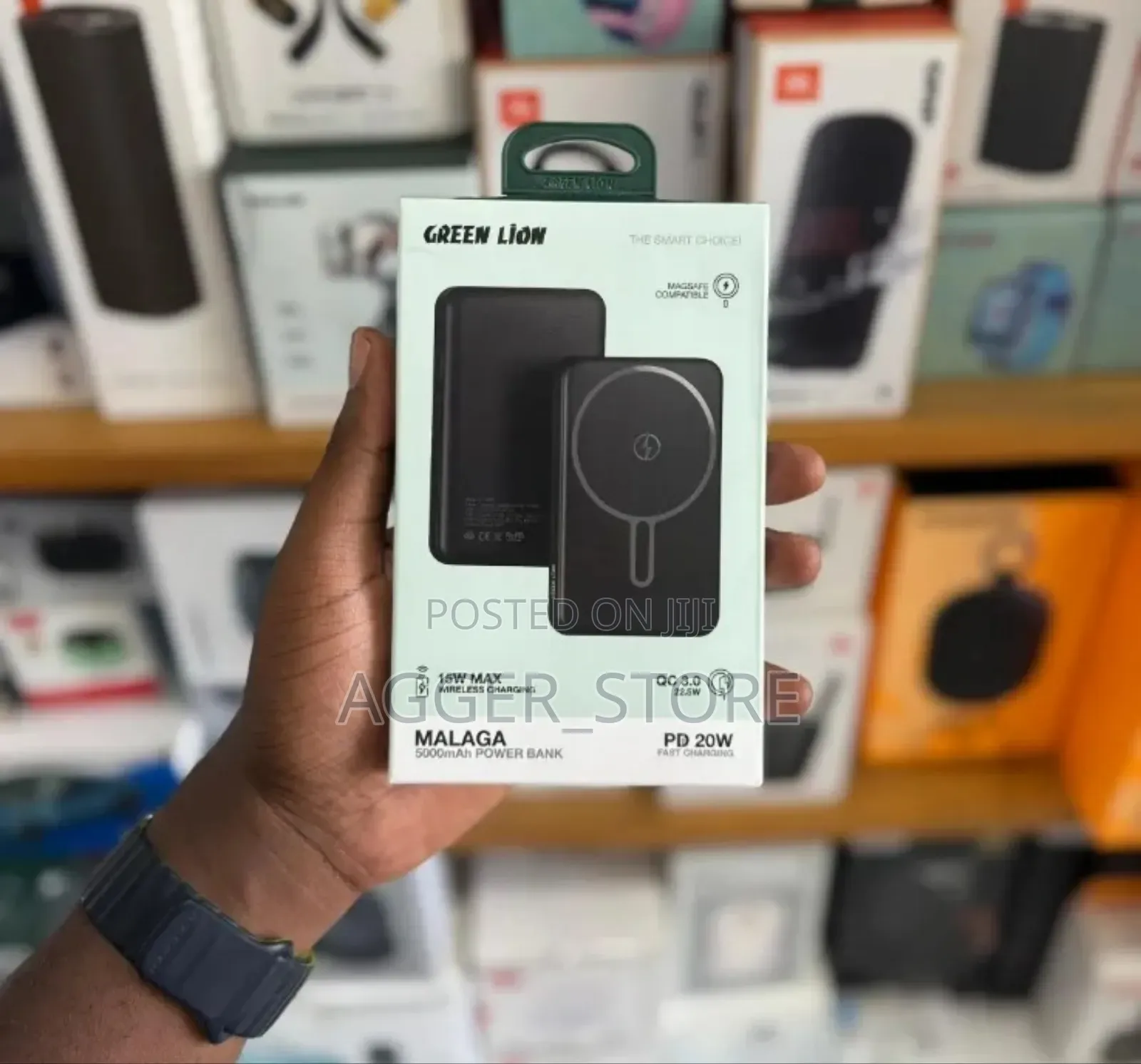 Greenlion 20w Pd Malaga 5000mah Wireless Power Bank