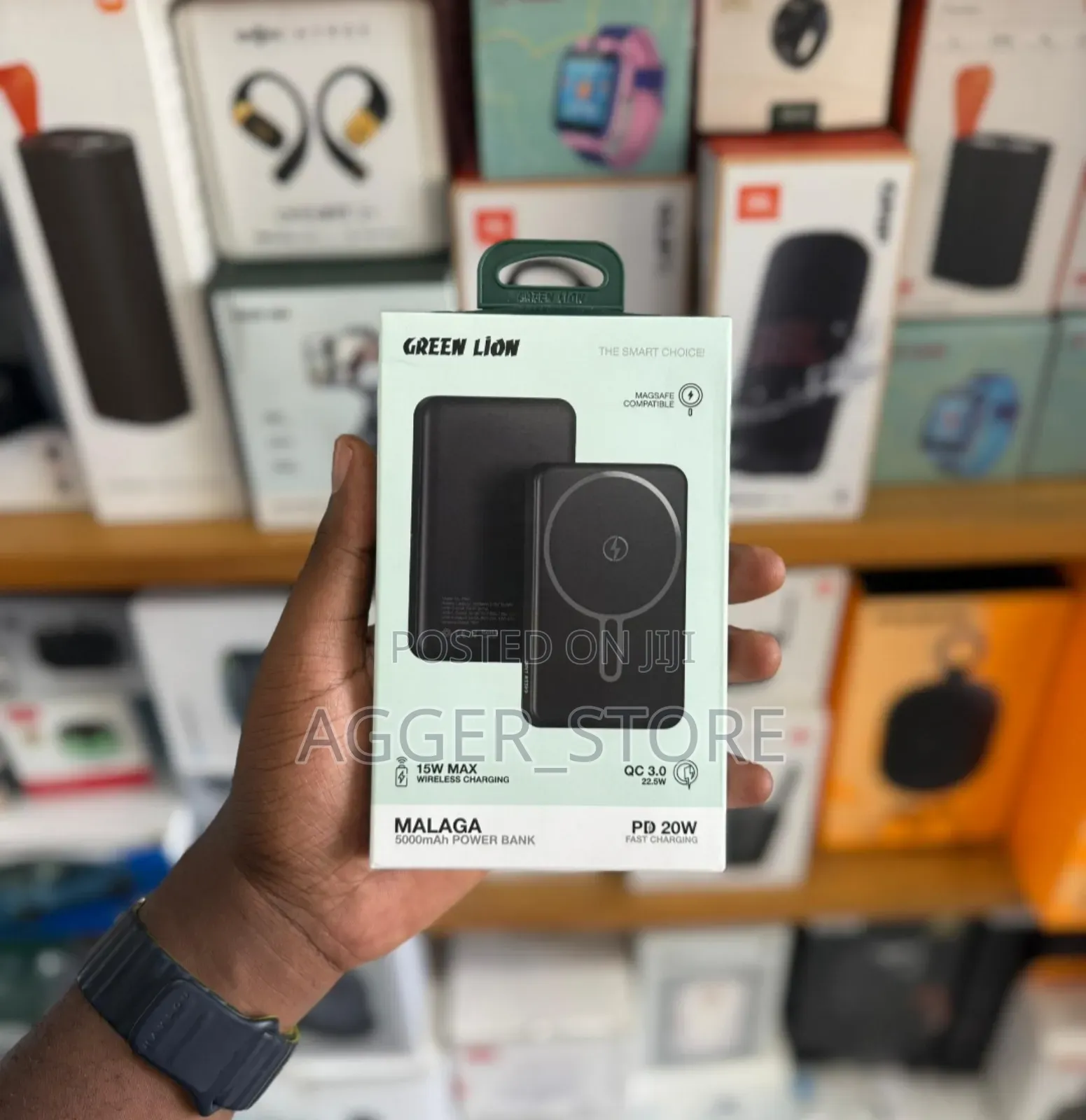 Greenlion 20w Pd Malaga 5000mah Wireless Power Bank