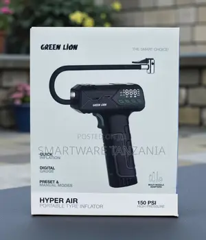 Green Lion Hyper Air 150 Psi Portable Tyre Inflator Gun