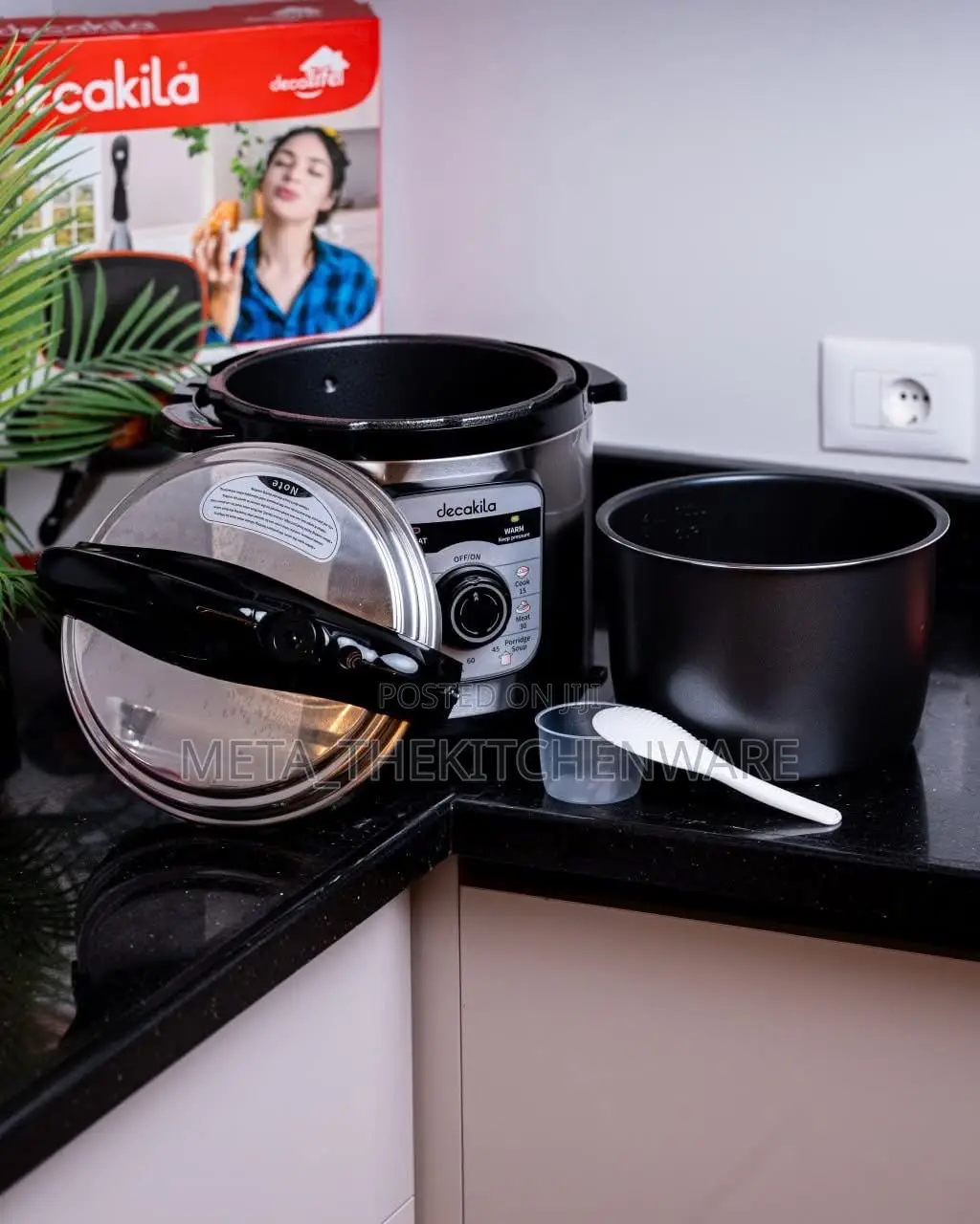 Decakila Electric Pressure Cooker 5l