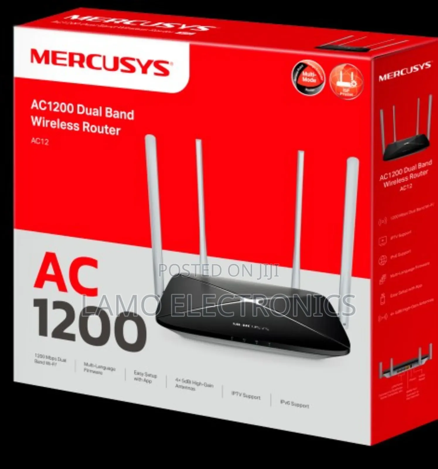 Mercusys Ac1200 Ac12 Dual Band Wireless Router
