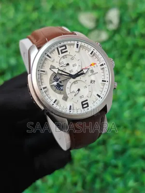 Tag Heuer Grand Carrera Red Bull Racing Genuine Leather Brown Silver