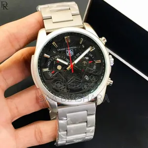 Tag Heuer Grand Carrera Red Bull Racing Stainless Steel Silver Black