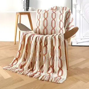 Luxury Sofa Throw Blanket With Matching Cushion – Modern Design