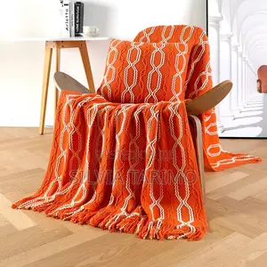 Luxury Sofa Throw Blanket With Matching Cushion – Modern Design