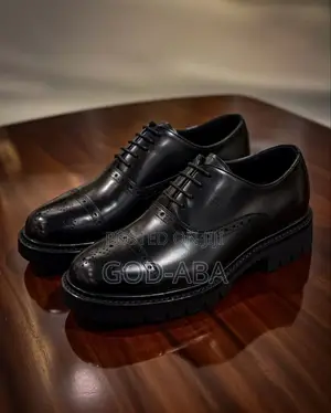 Viatu Vya Ngozi Halisi Kwa Wanaume Wa Kiwango