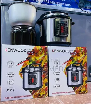  Kenwood Pressure Cooker Lita 6 – Sufuria Mbili Kwa Bei Moja!