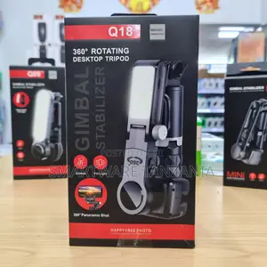 Q18 Gimbal Stabilizer 360 Rotating Desktop Tripod Fill Light