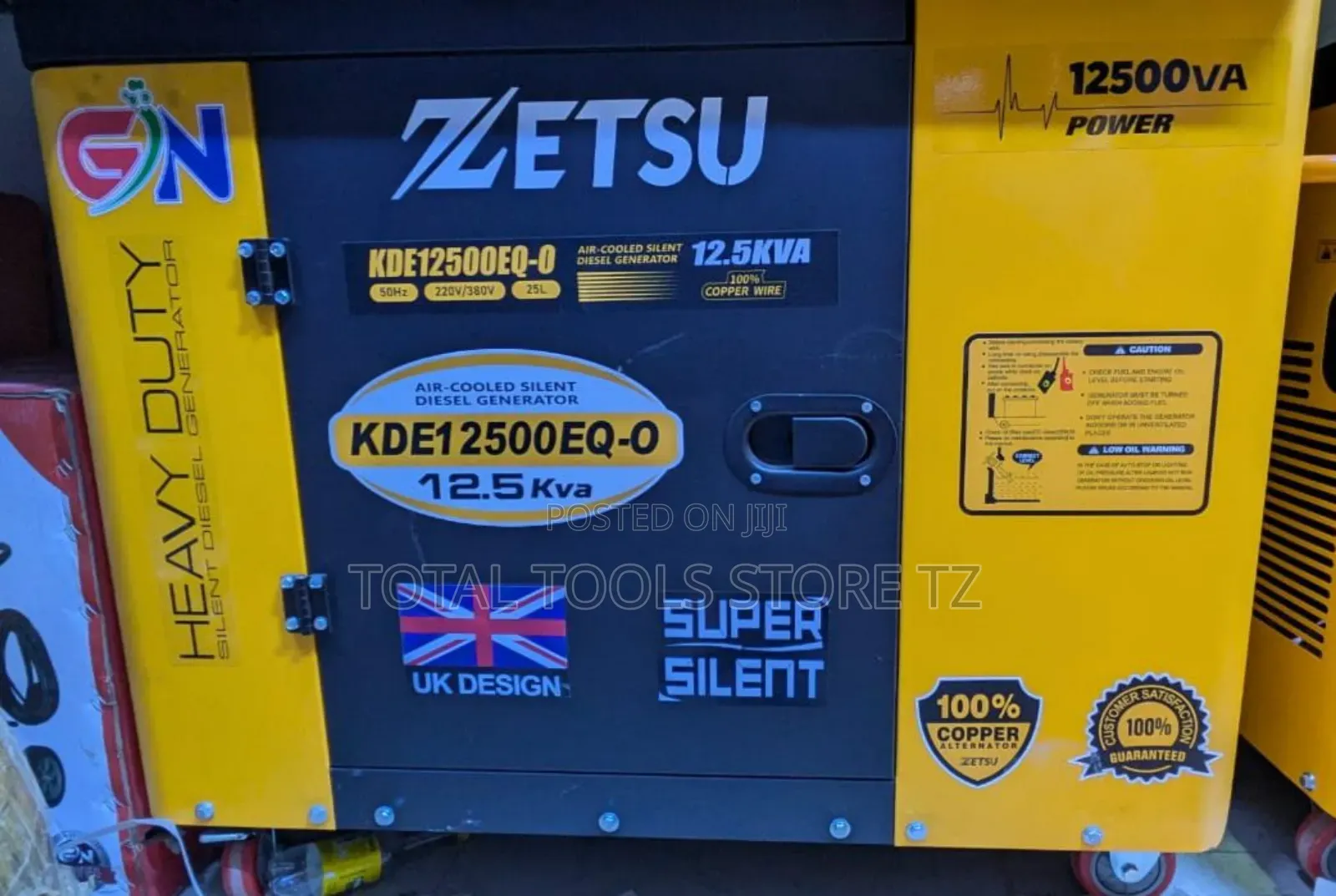 Zetsu Diesel Generator 12,5kva 380v/220v