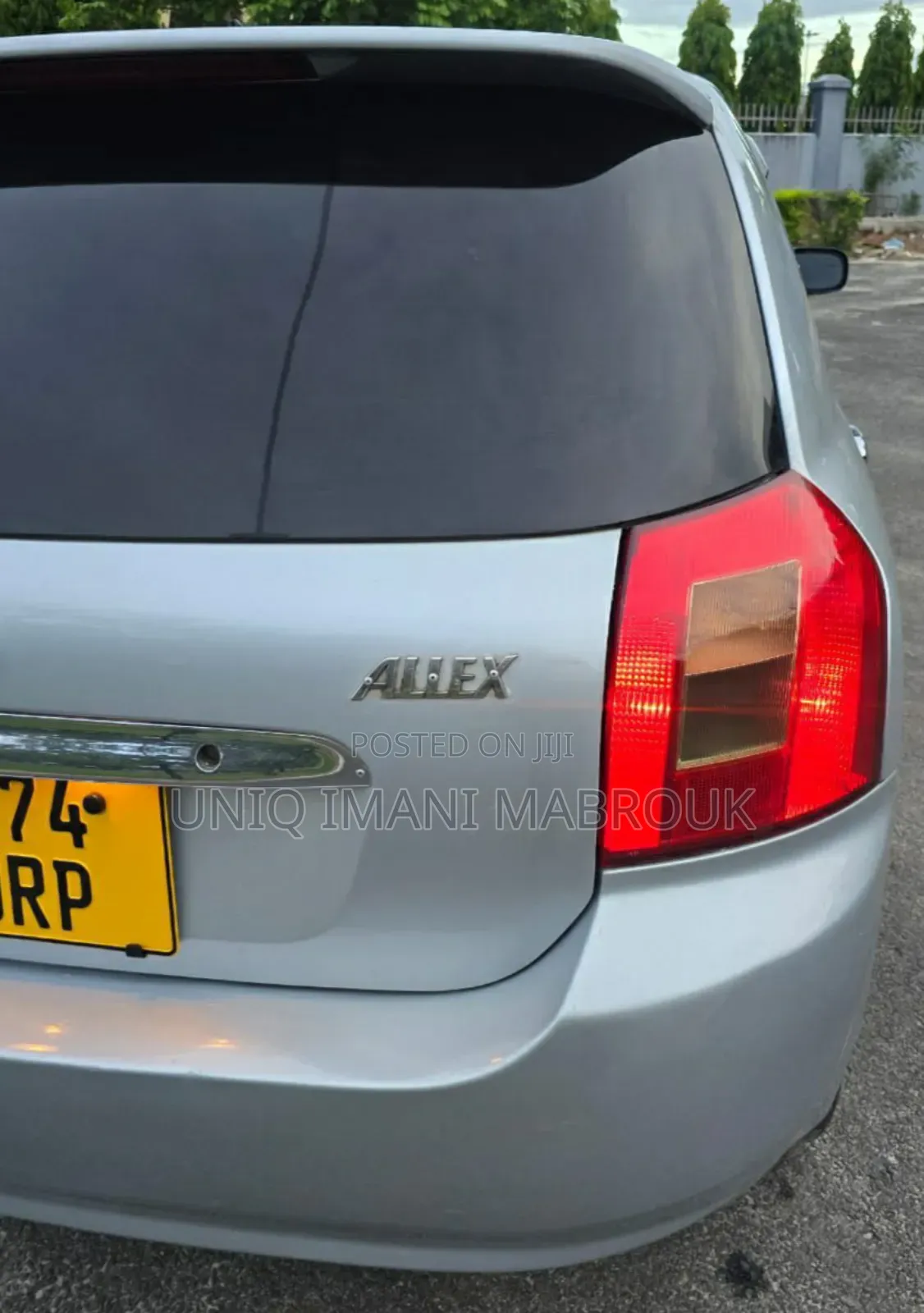 Toyota Allex 2003 Silver