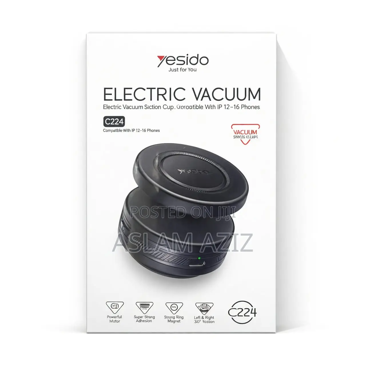 Yesido C224 Electric Vacuum Phone Holder