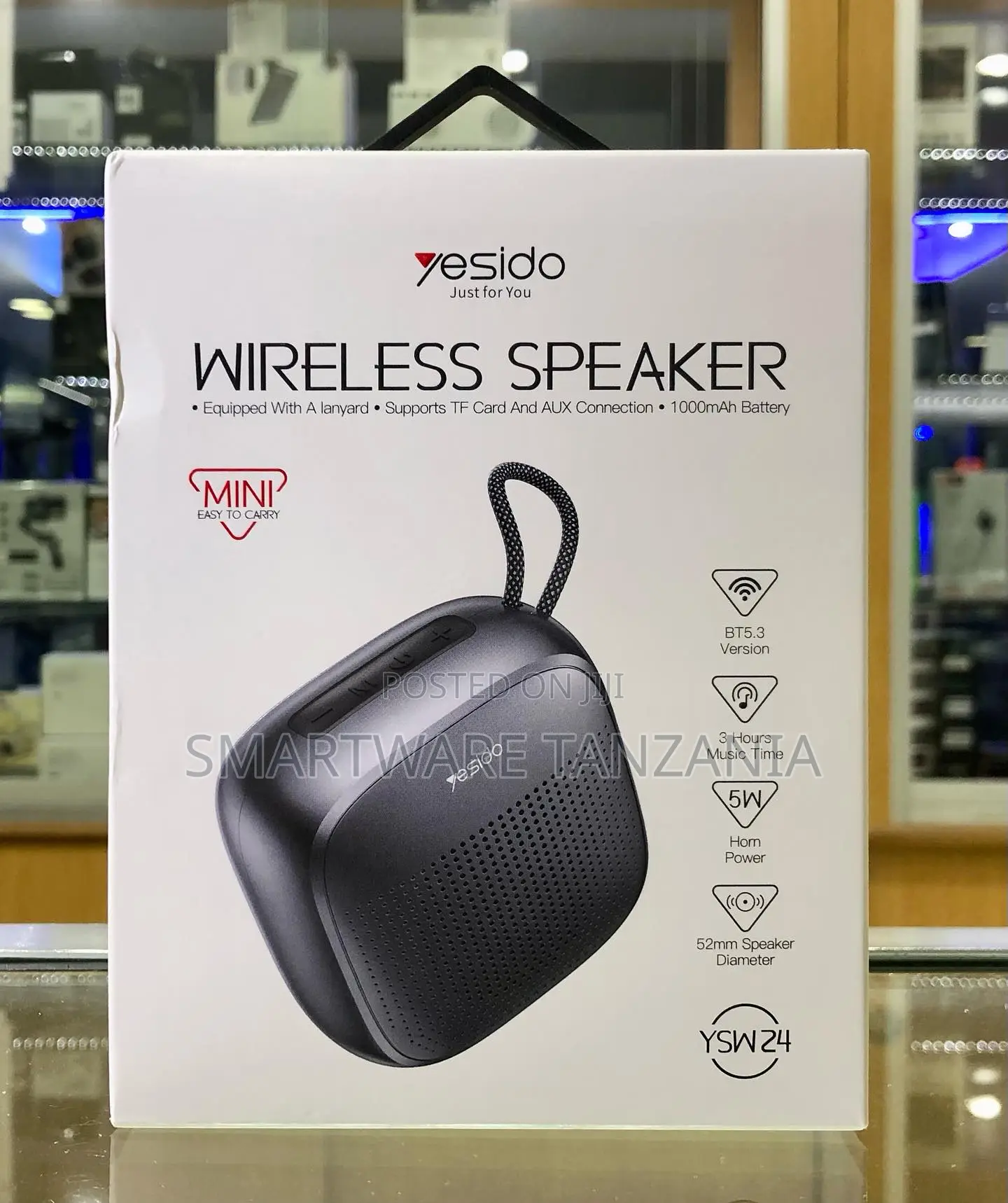 Yesido Ysw24 Mini Wireless Speaker Bt 5.3 5w 1000mah