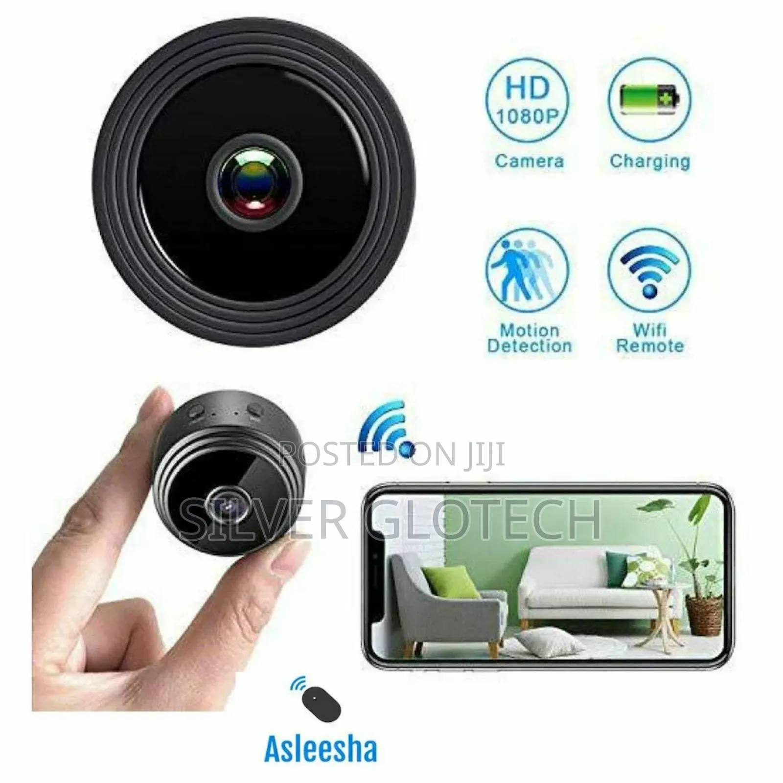 A9 Mini Spy Camera Inauwezo Wa Kukaa Na Chaji Masaa Sita