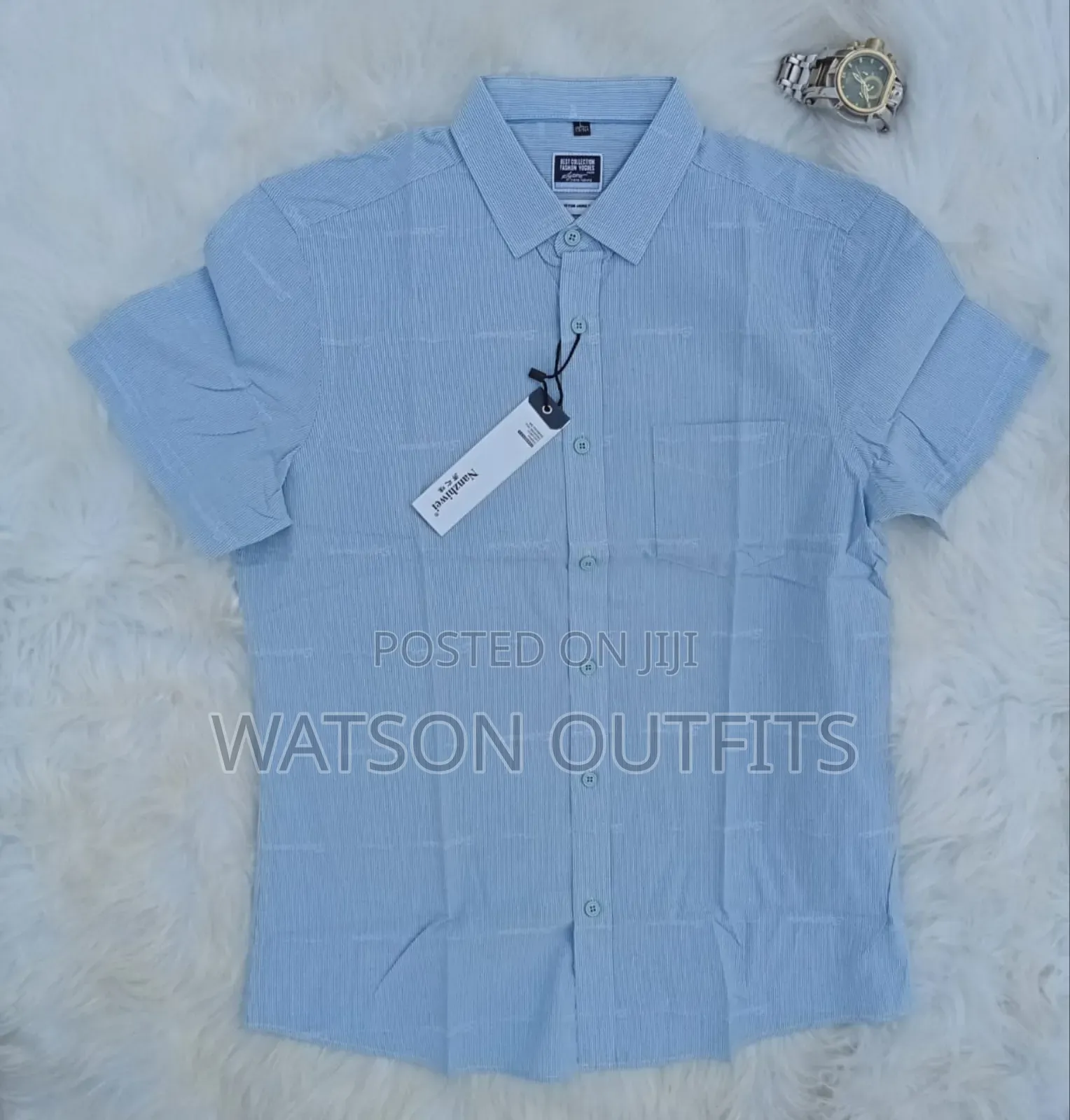 Shati or Men's Shirts Short Sleeved Brand New Materials Quality