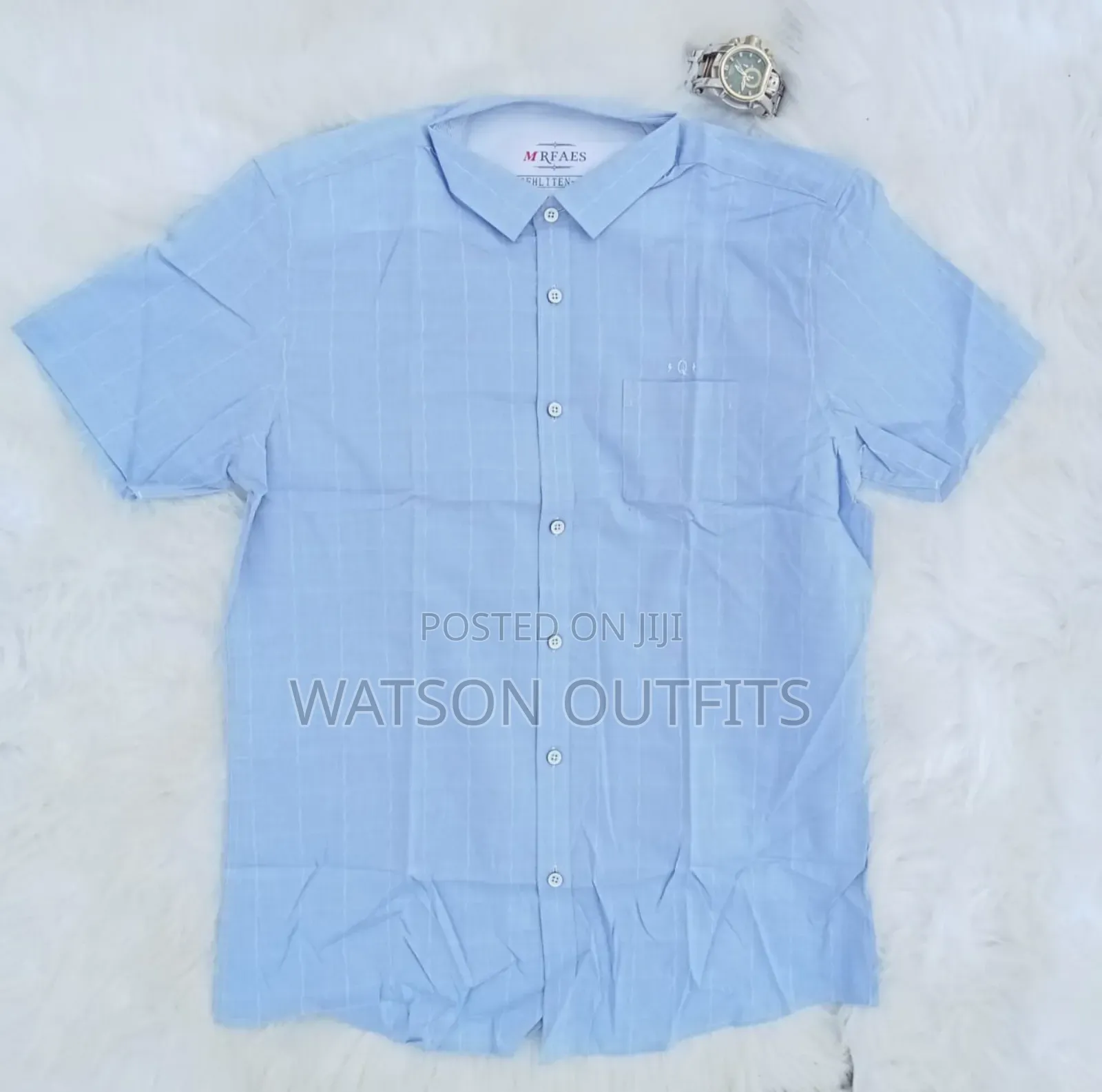Shati or Men's Shirts Short Sleeved Brand New Materials Quality