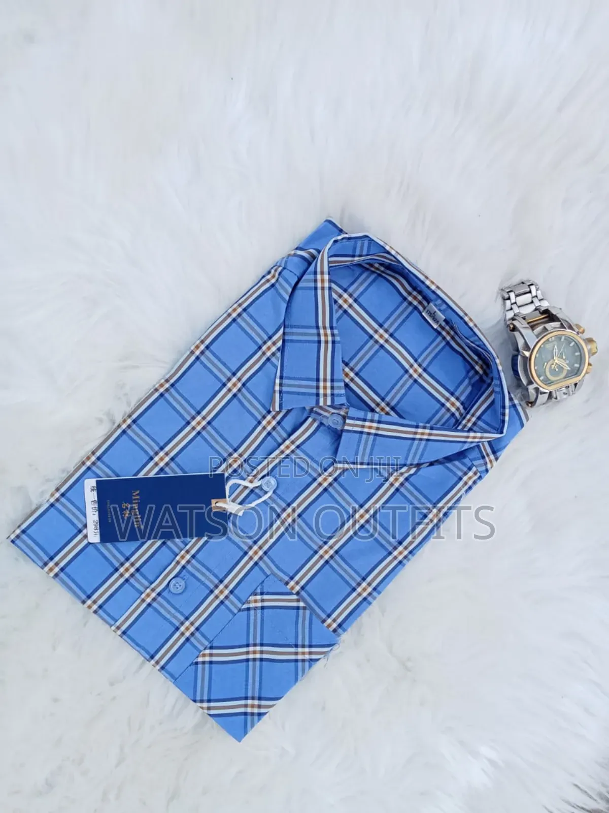 Shati or Men's Shirts Short Sleeved Brand New Materials Quality