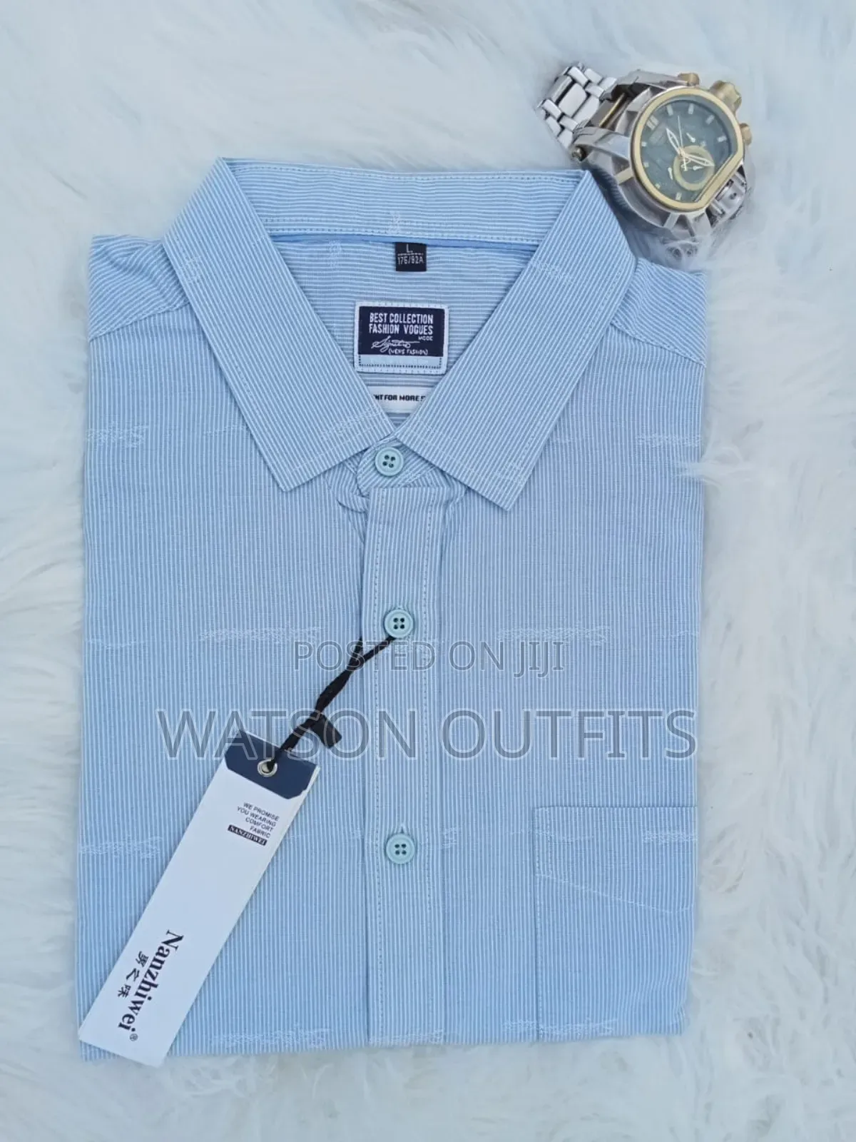 Shati or Men's Shirts Short Sleeved Brand New Materials Quality