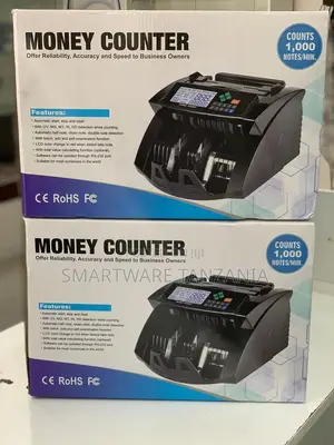 Money Counter Machine Uv Mg Ir 1000 Notes Min LCD Display