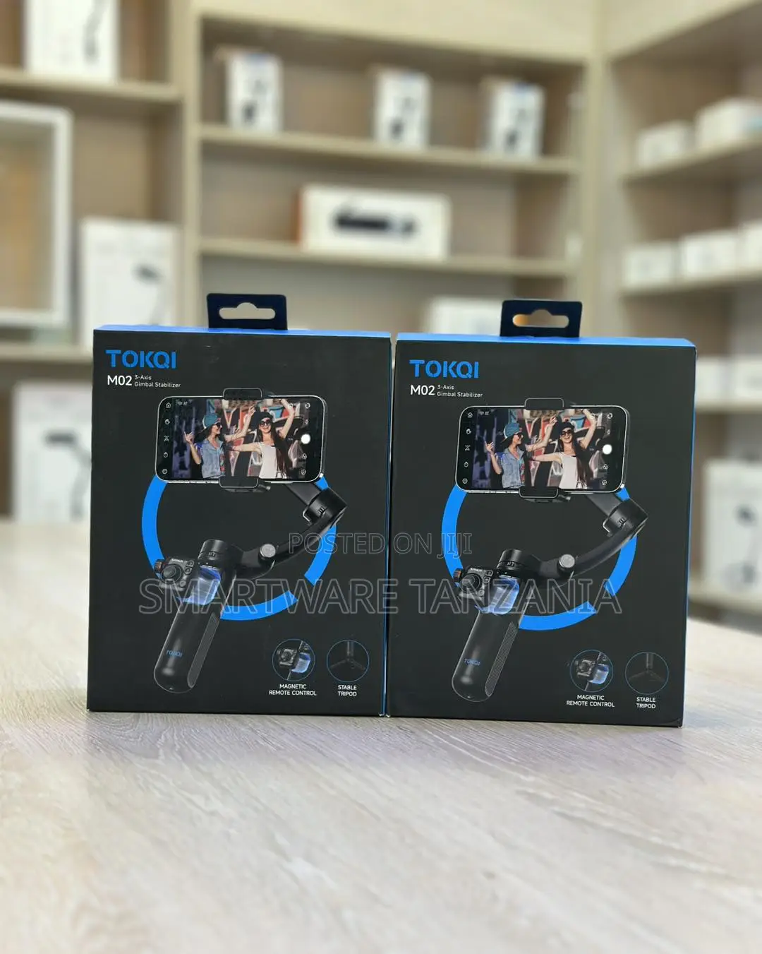 Tokqi M02 3-Axis Gimbal Stabilizer Magnetic Remote Tripod