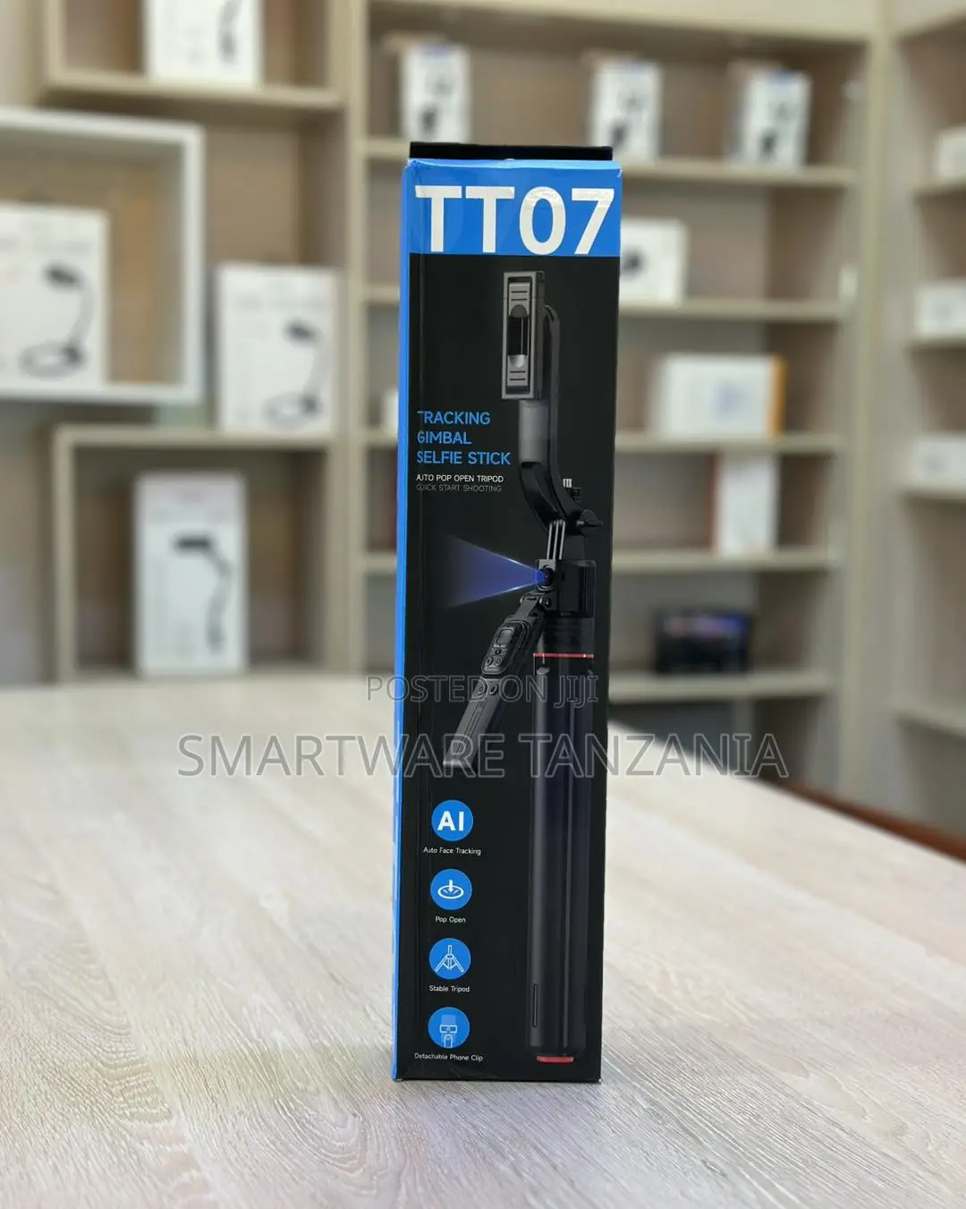 Tt07 Ai Tracking Gimbal Selfie Stick With Auto Tripod