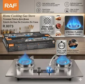 *Cooker Gas Raf 2burner Steel Body