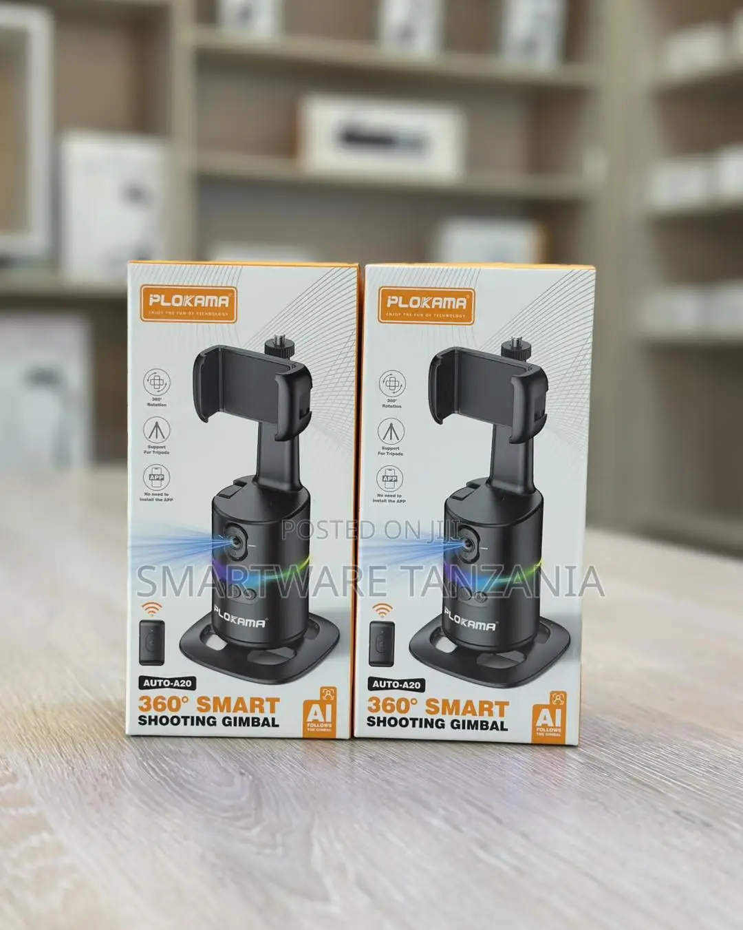 Plokama Auto-A20 360 Smart Ai Shooting Gimbal Tracker