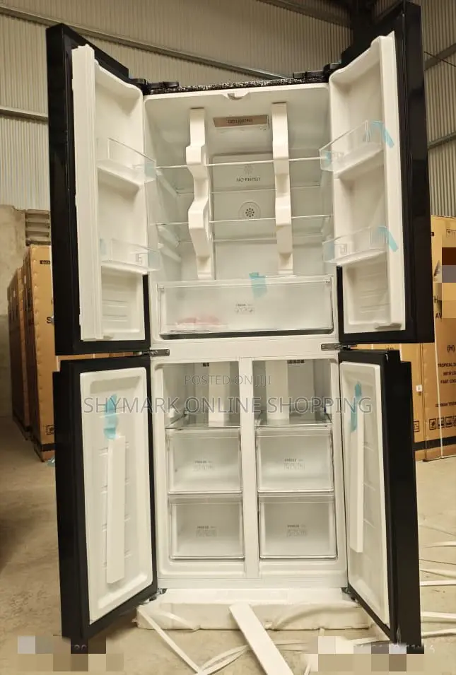Adh 558l 4 Door Glass Finish Nofrost Refrigerator