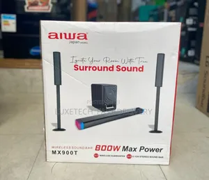 Aiwa 800w Wireless Soundbar and 6.1.2 Channel Home Theater System