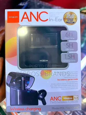 Moxom Anc Wireless Earpords [Wireless Charging]