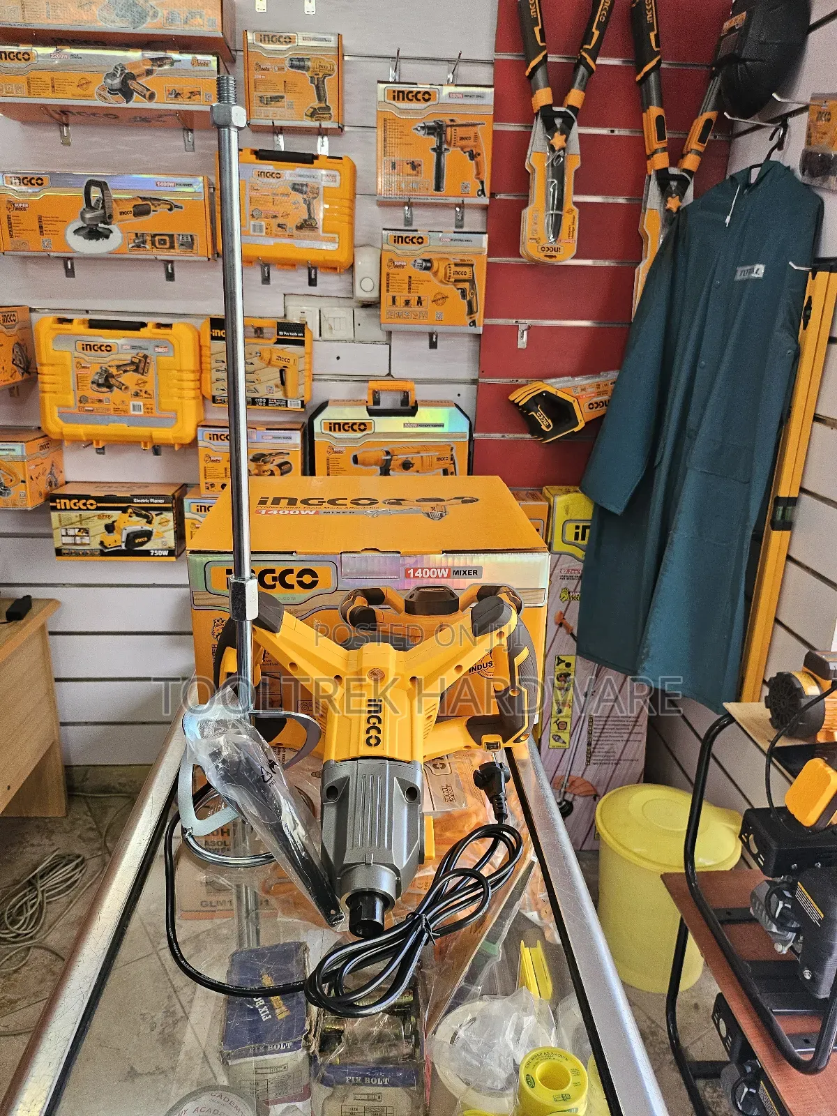 Ingco Paint/Putty Mixer 1400w