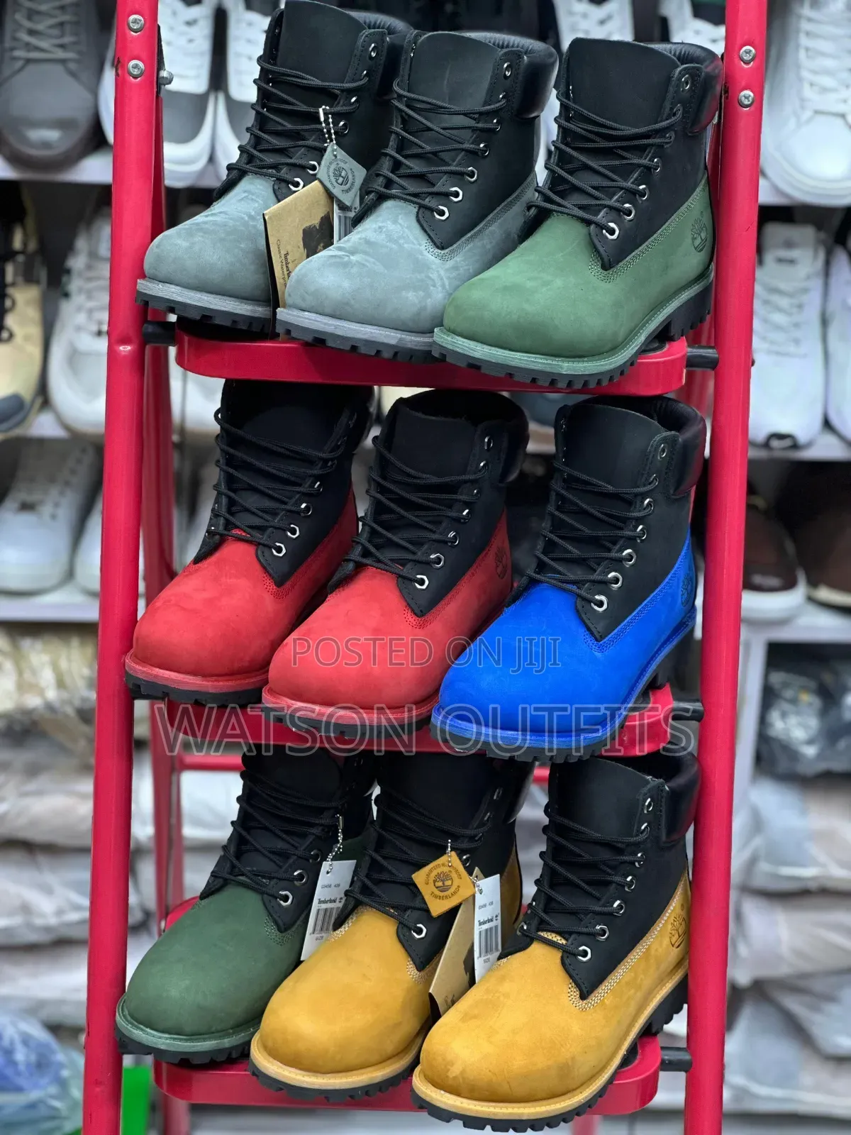 5 Classic Colours Men's Leather Shoes or Boots Timberland Brand
