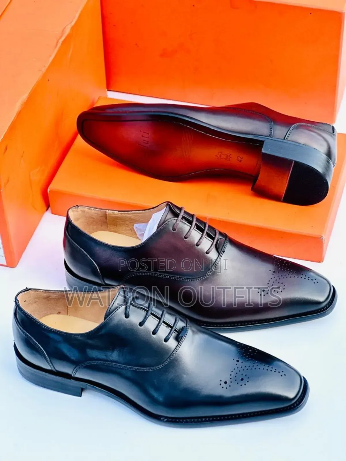 Hermes and Berlutti Brands Men's Leather Shoes 2 Dominant Chapa