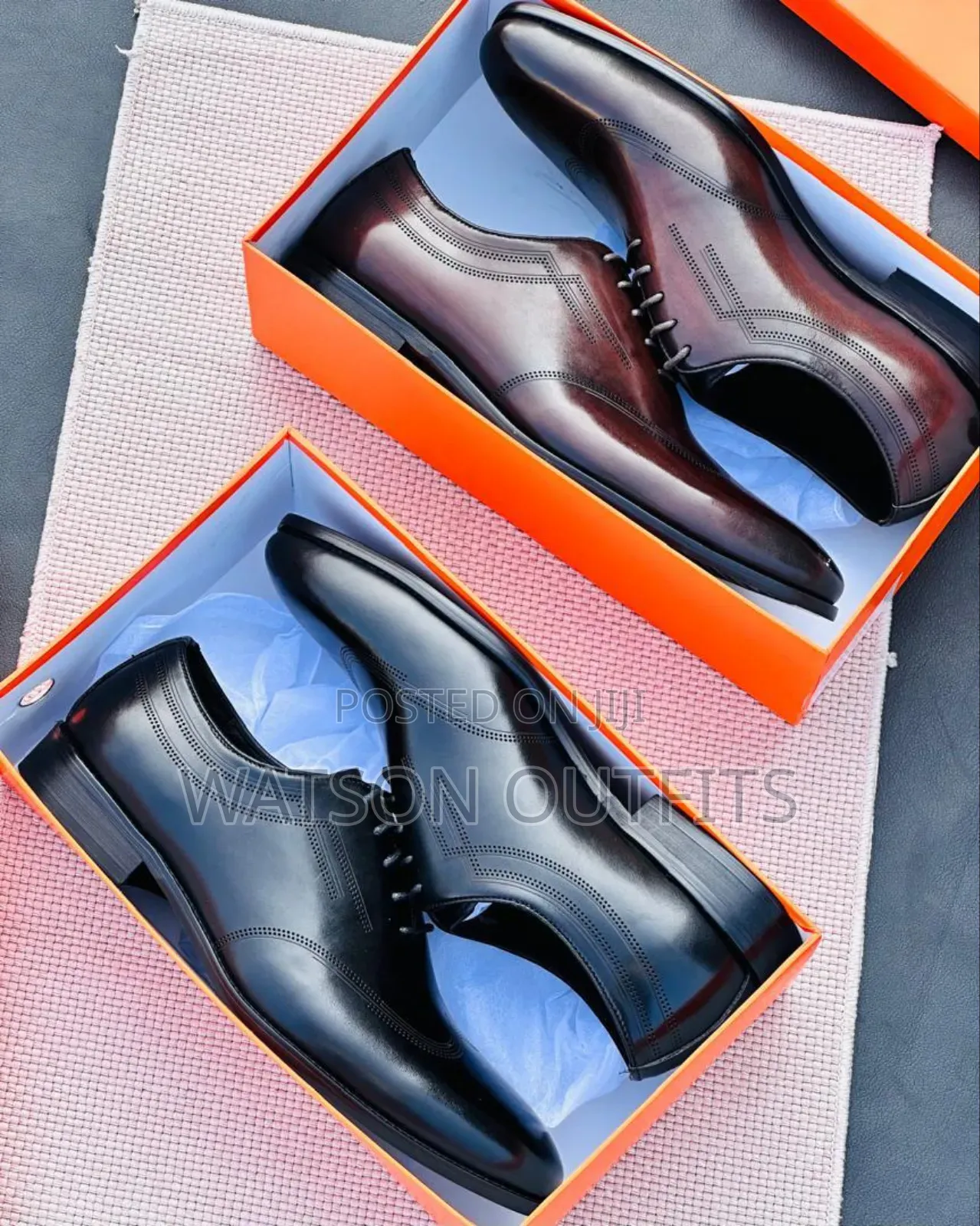 Hermes and Berlutti Brands Men's Leather Shoes 2 Dominant Chapa