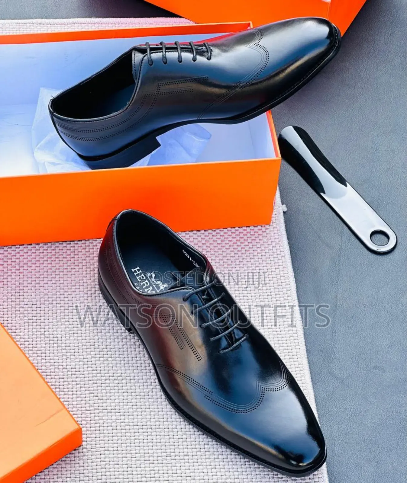 Hermes and Berlutti Brands Men's Leather Shoes 2 Dominant Chapa