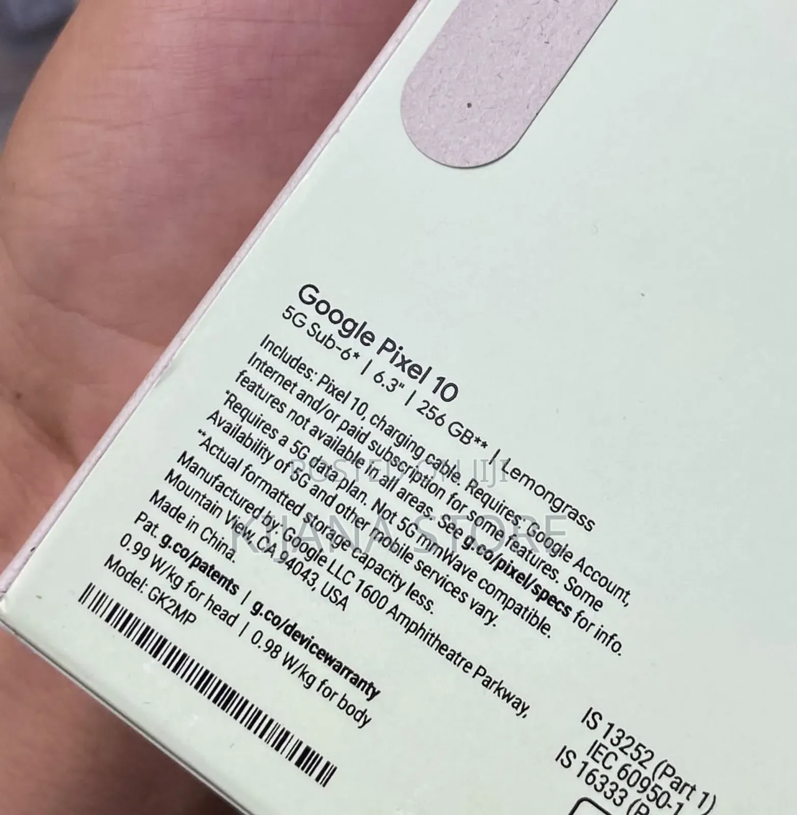New Google Pixel 10 256 GB Yellow