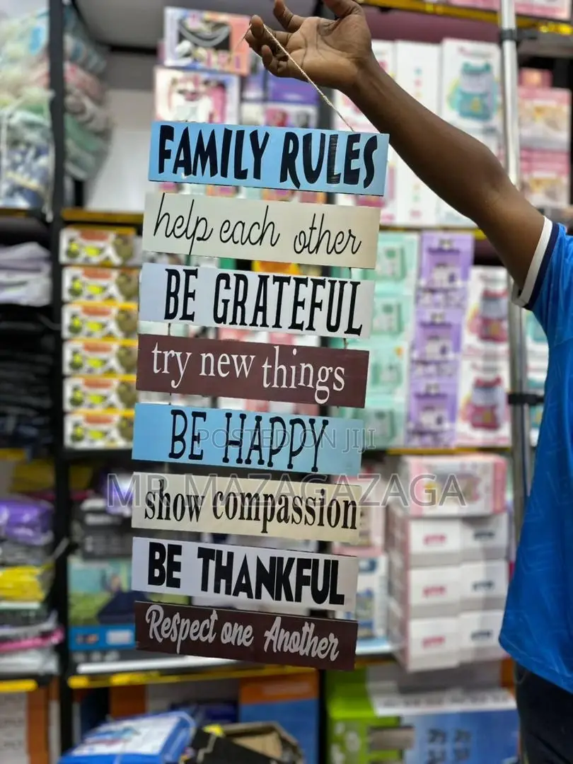 Hanging Wooden Sign Decor Big Size