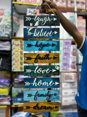 Hanging Wooden Sign Decor Big Size