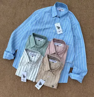 Zara Brand Linen Quality Materials Men's Original Shirts