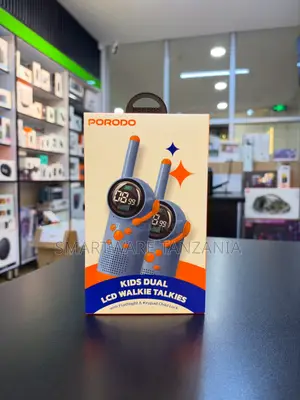 Porodo Kids Dual LCD Walkie Talkies With Flashlight Lock
