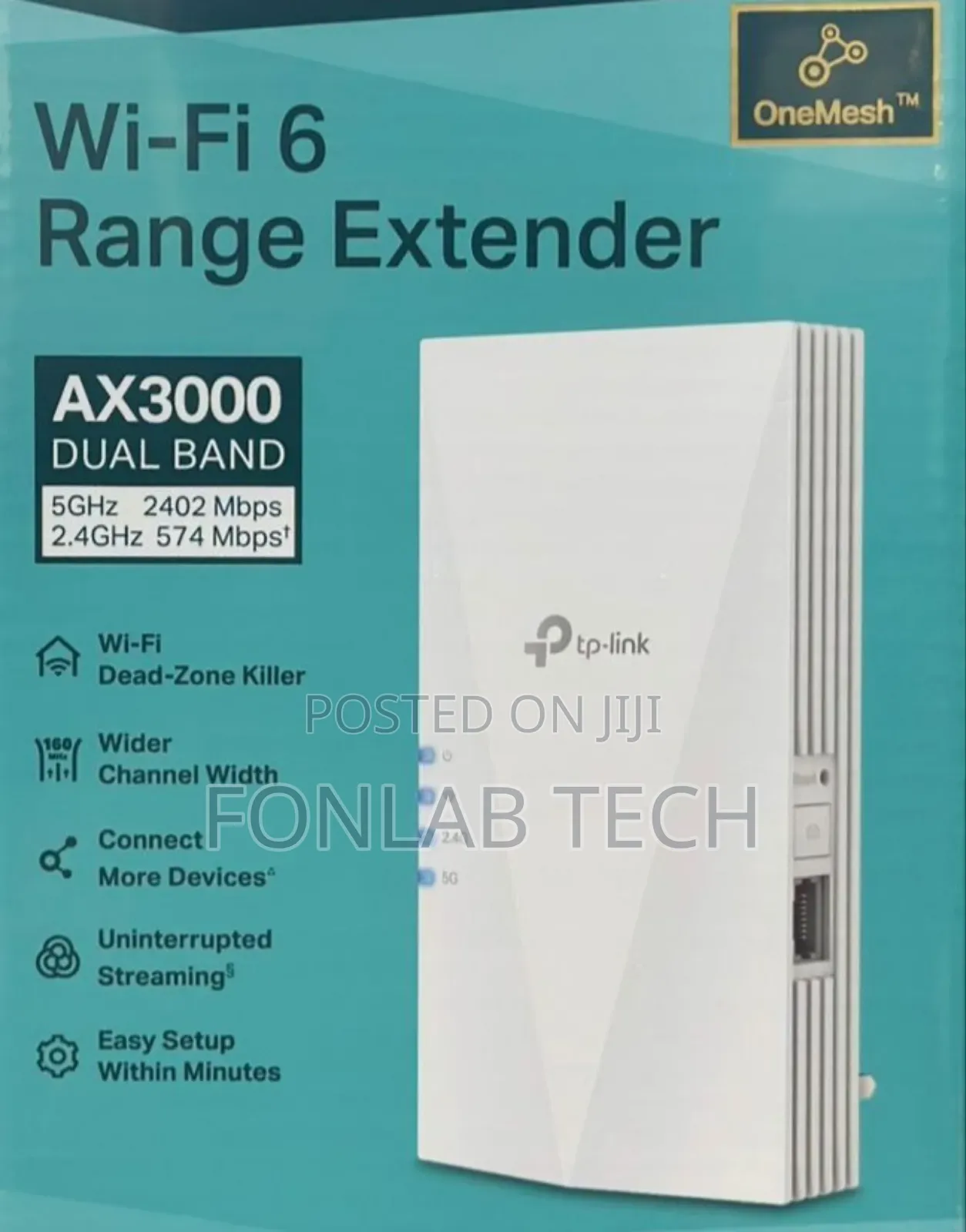 Tp Link. Range Extender Wifi 6 
