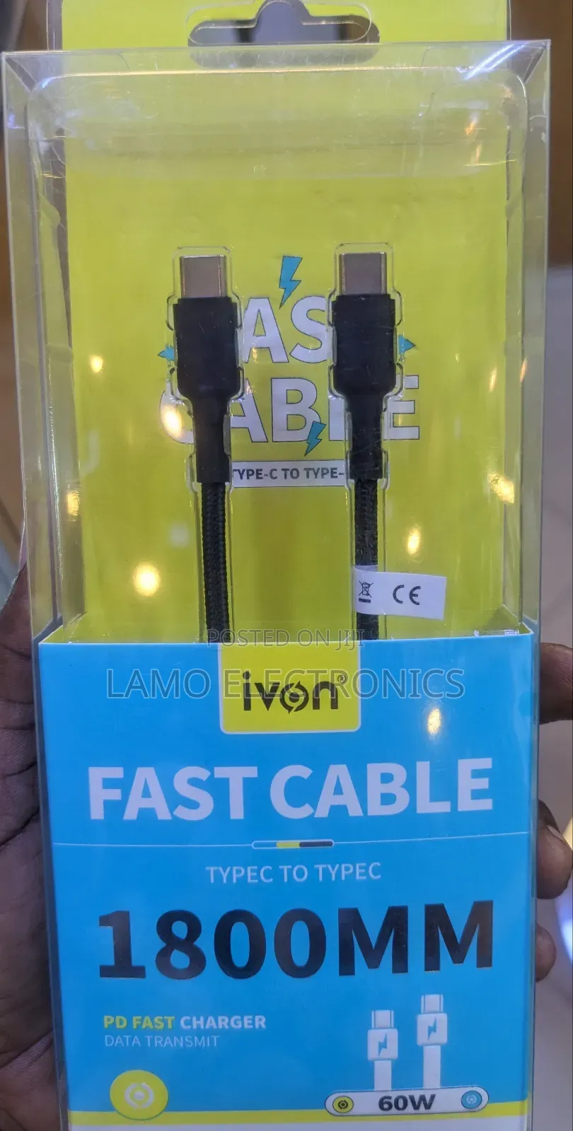 Ivon Ca208 Type-C to Type-C 2m Cable