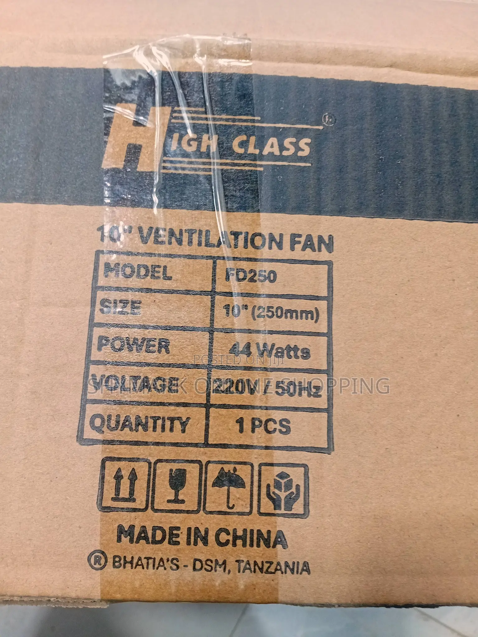 High Class 10" Ventilation Fan Fd250