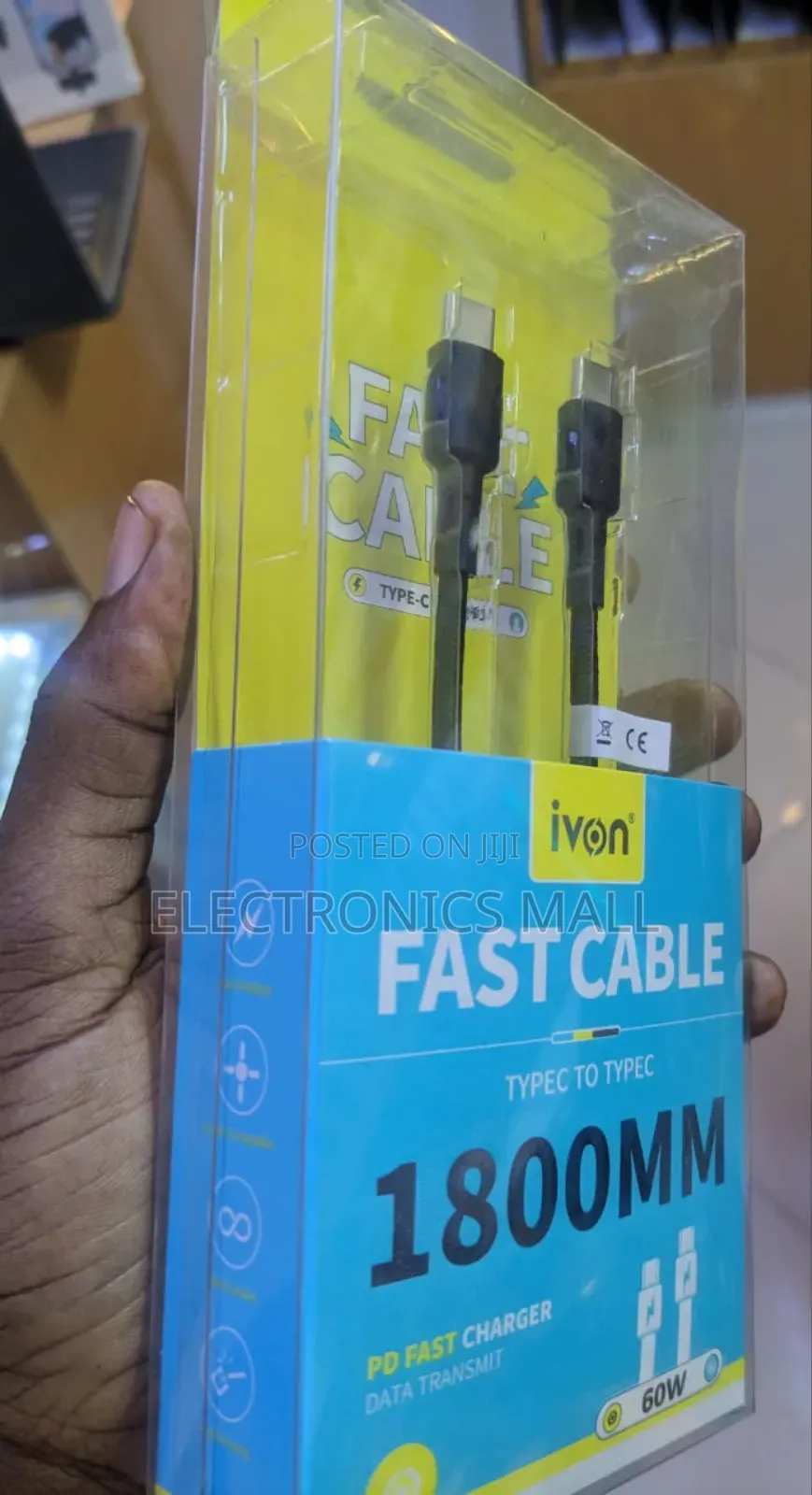 Ivon Ca208 Type-C to Type-C 2m Fast Cable6